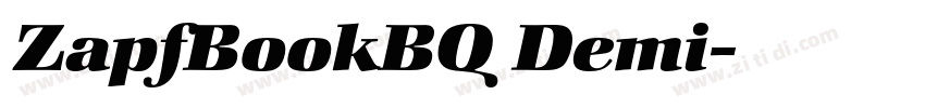ZapfBookBQ Demi字体转换 ZapfBookBQ Demi字体转换